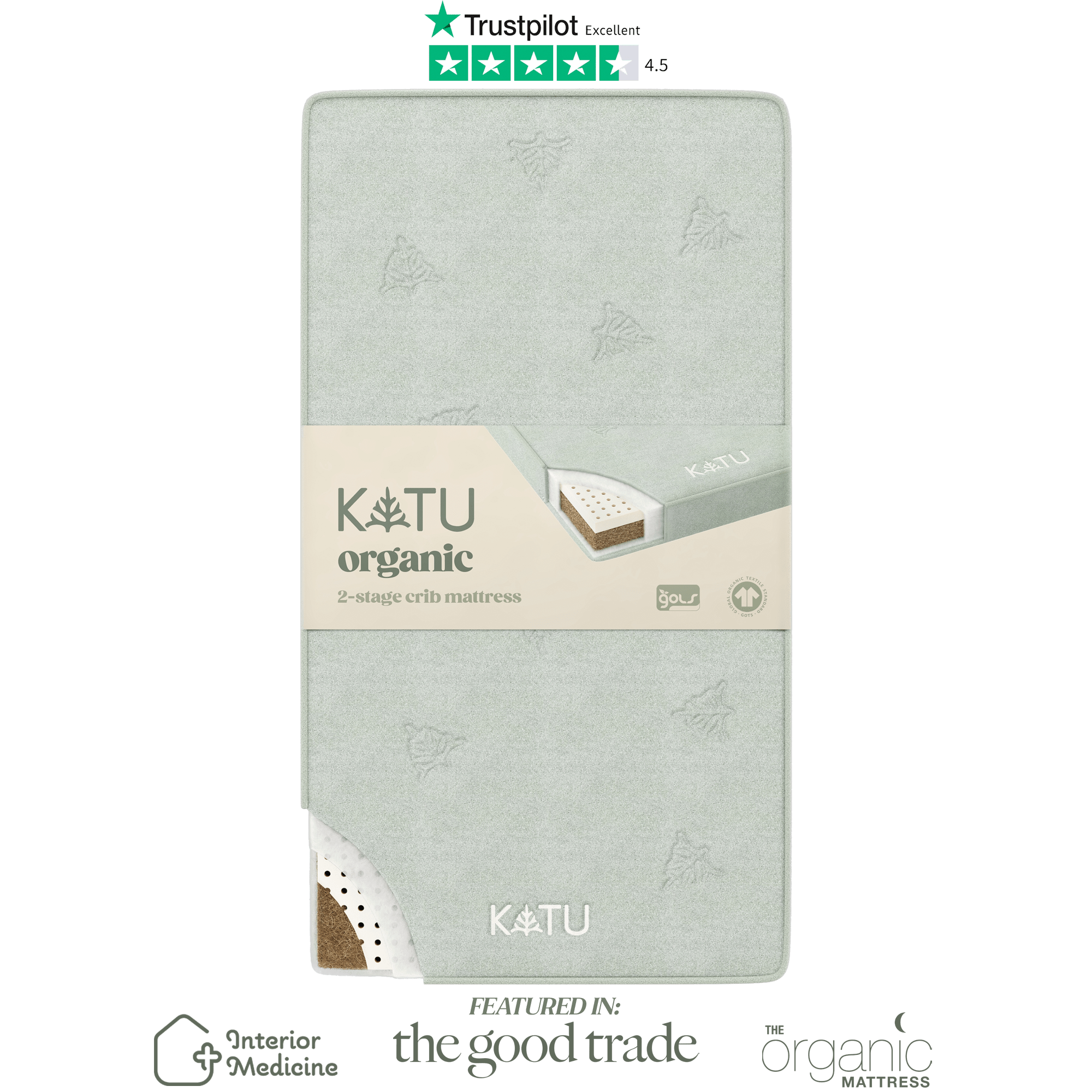 Organic 2-Stage Crib Mattress
